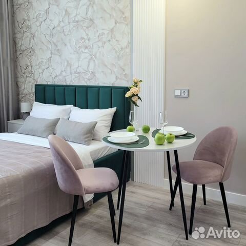 

Квартира-студия, 28 м², 2 кровати