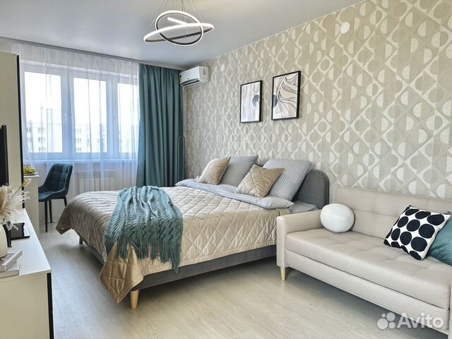

1-к. квартира, 41 м², 2 кровати