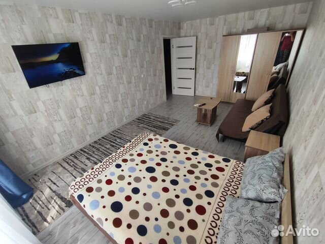 

1-к. квартира, 44 м², 2 кровати