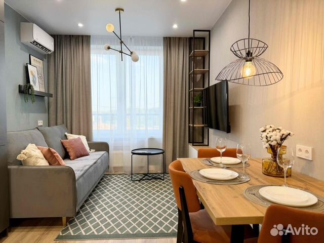 

1-к. квартира, 40 м², 2 кровати
