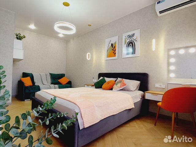 

1-к. квартира, 40 м², 3 кровати