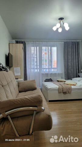 

Квартира-студия, 24 м², 2 кровати