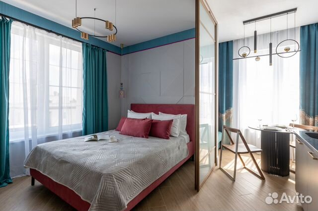 

Квартира-студия, 30 м², 3 кровати
