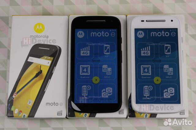 Moto E (2nd Gen) Dual SIM XT1521 LTE 2015г - новые