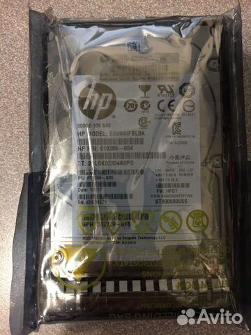 Жесткий диск HP 900Gb 10K SAS 619286-004 Новые
