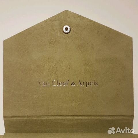 Van cleef Arpels футляр из замши под колье