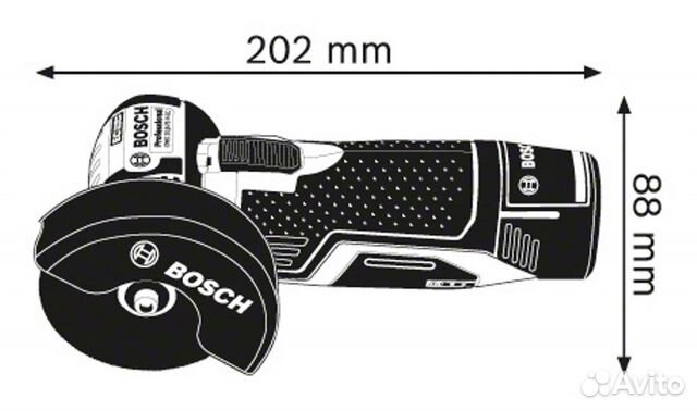 Ушм Bosch GWS 12V-76 (соло)