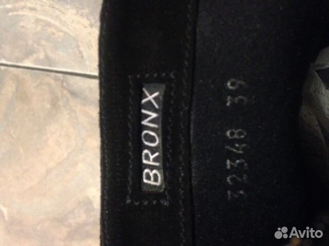 Полусапожки bronx замша
