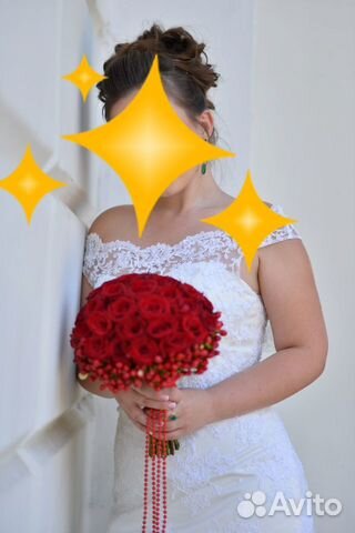 Силуэтное свадебное платье