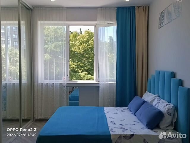 

Квартира-студия, 34 м², 2 кровати