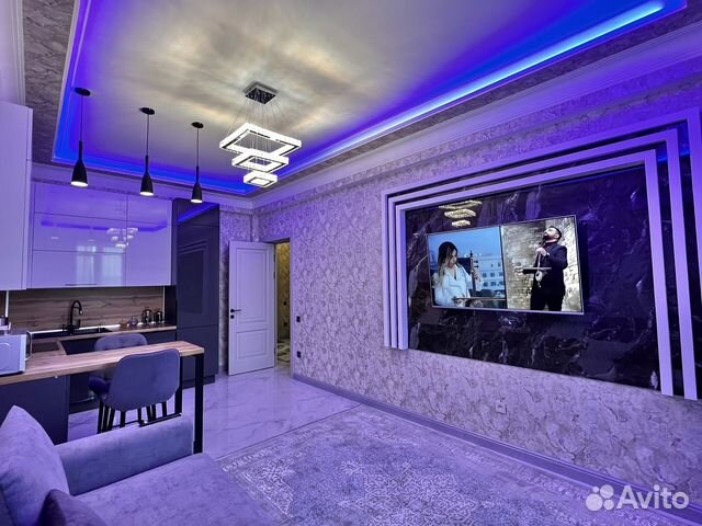

1-к. квартира, 55 м², 2 кровати