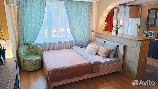 

Квартира-студия, 33 м², 2 кровати