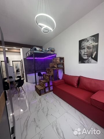 

Квартира-студия, 36 м², 2 кровати