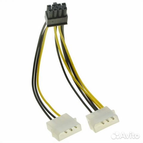 Кабель 2x molex - 8pin PCI-E