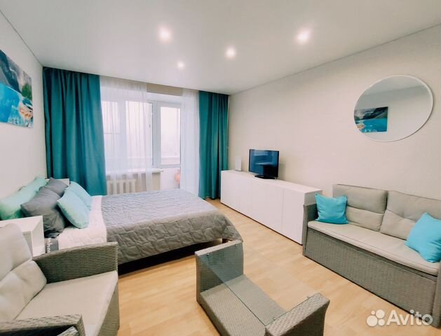 

1-к. квартира, 40 м², 2 кровати