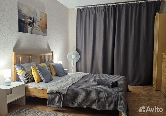 

1-к. квартира, 54 м², 2 кровати