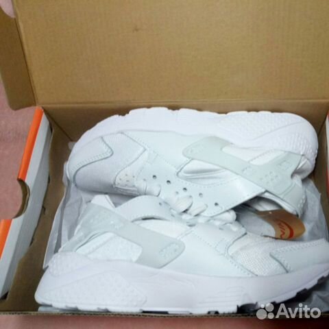 Кроссовки Nike Air Huarache нат. кожа Кроссовки Nike Air Huarache нат. кожа