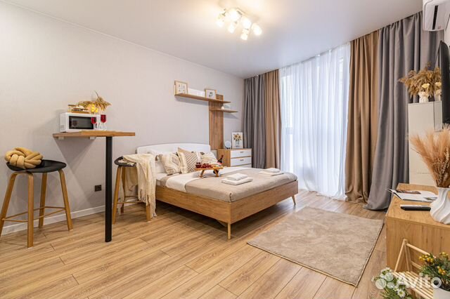 

Квартира-студия, 26,5 м², 2 кровати