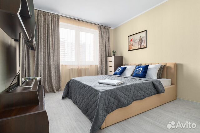 

1-к. квартира, 45 м², 2 кровати