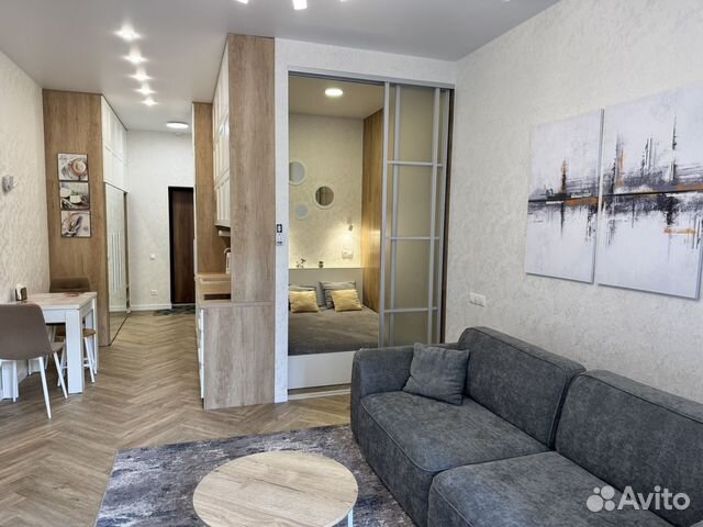 

Квартира-студия, 34,8 м², 3 кровати