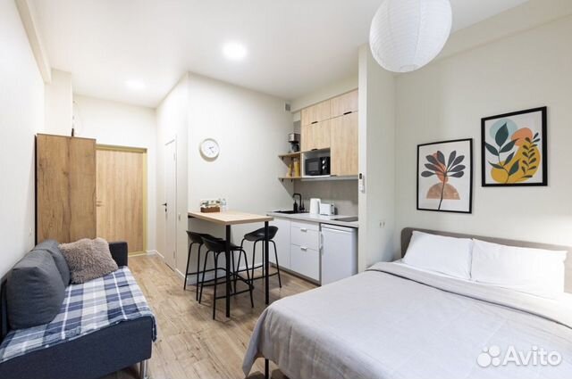 

Квартира-студия, 20 м², 2 кровати