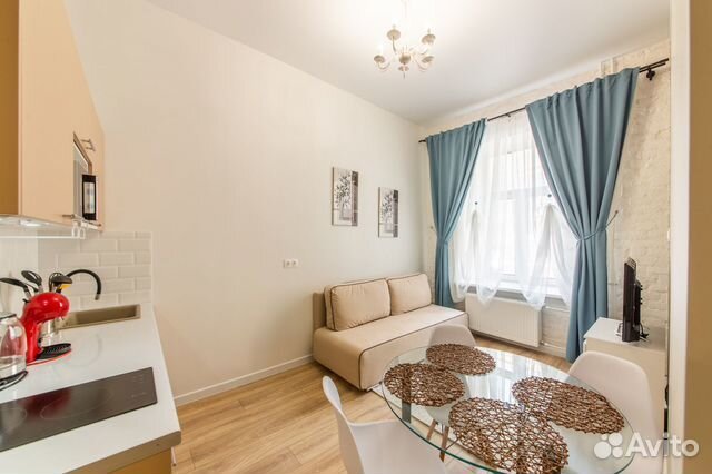 

Квартира-студия, 28 м², 2 кровати
