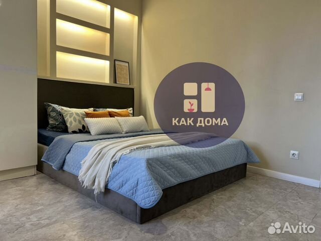 

1-к. квартира, 44 м², 2 кровати