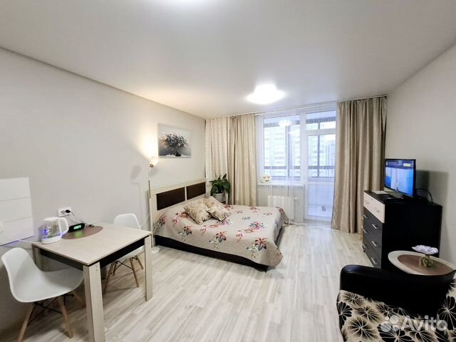 

Квартира-студия, 30 м², 2 кровати