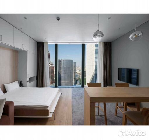

Квартира-студия, 60 м², 2 кровати