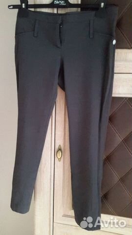 Продам жен. брюки укороченные 7/8, цвет пепел