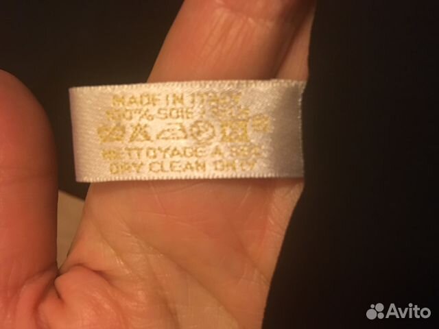 Палантин шелковый черный Cartier