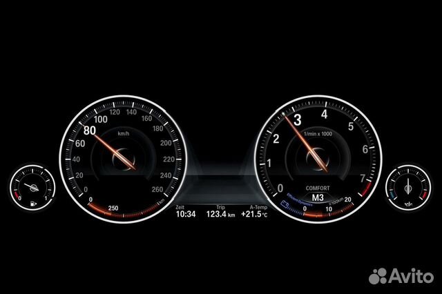 BMW 5 F07 Gt Панель приборов led