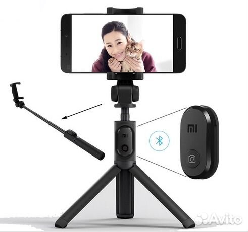 Новый Xiaomi Tripod bluetooth штатиф селфи палка