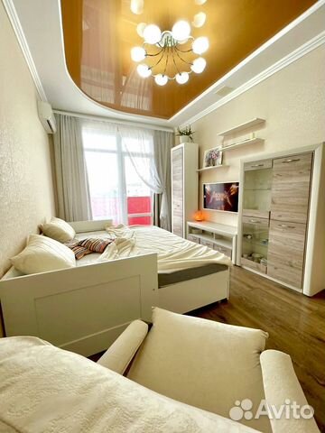 

1-к. квартира, 41 м², 2 кровати