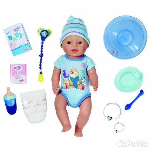 Интерактивная кукла-мальчик Baby Born, 43 см Интерактивная кукла-мальчик Baby Born, 43 см