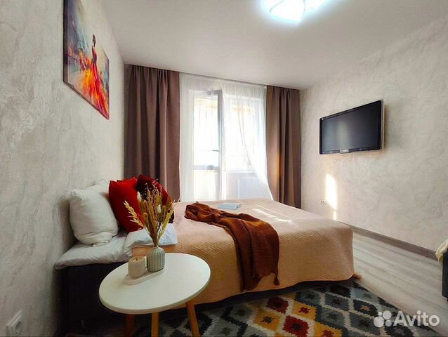

1-к. квартира, 42 м², 2 кровати