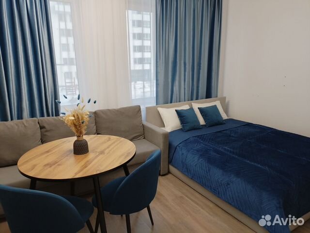 

Квартира-студия, 25 м², 2 кровати