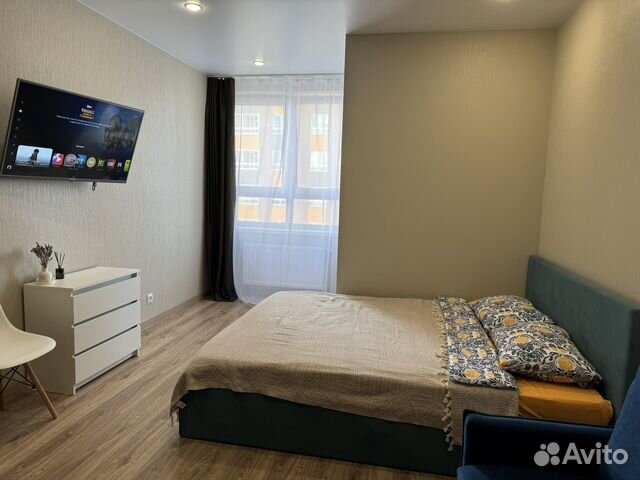 

Квартира-студия, 27 м², 2 кровати