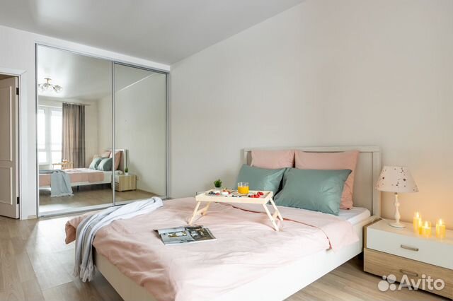 

1-к. квартира, 60 м², 2 кровати
