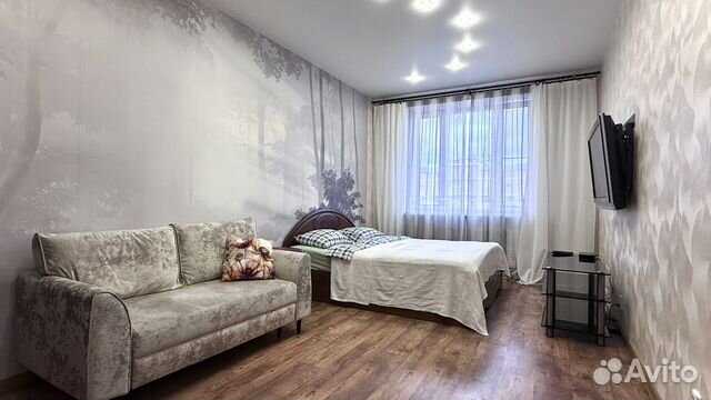 

1-к. квартира, 44 м², 2 кровати
