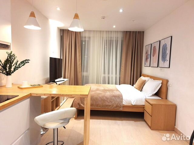 

Квартира-студия, 24 м², 2 кровати