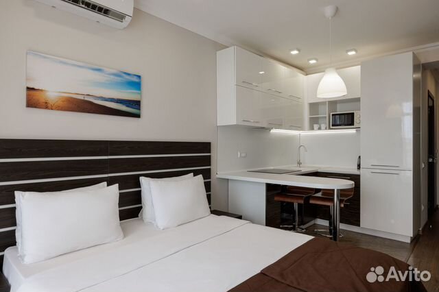 

1-к. квартира в апарт-отеле, 24 м², 1 кровать