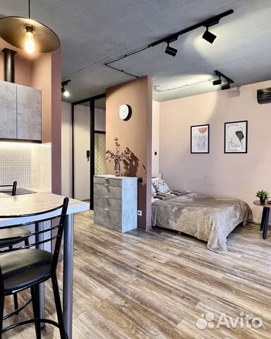 

Квартира-студия, 30 м², 2 кровати