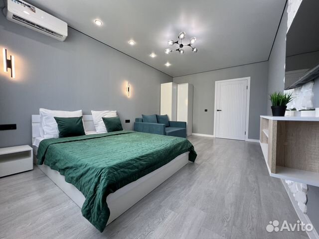

1-к. квартира, 44 м², 2 кровати
