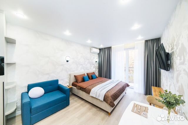 

Квартира-студия, 27 м², 2 кровати