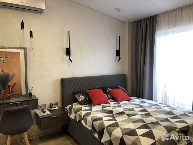 

1-к. квартира, 34 м², 2 кровати