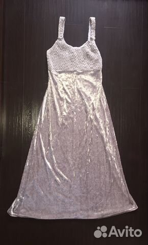 Вечернее платье из велюра/ платье для выпускного