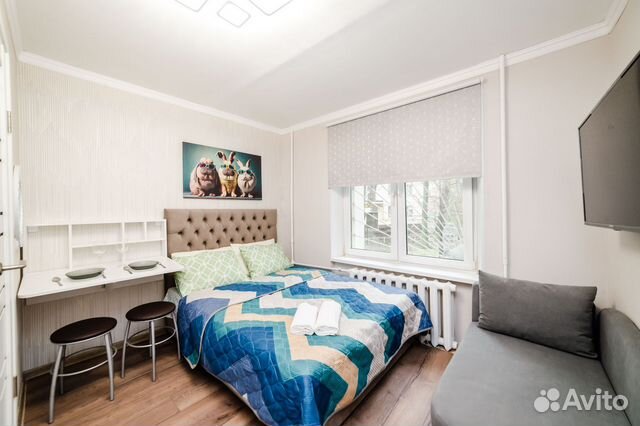 

Квартира-студия, 20 м², 2 кровати
