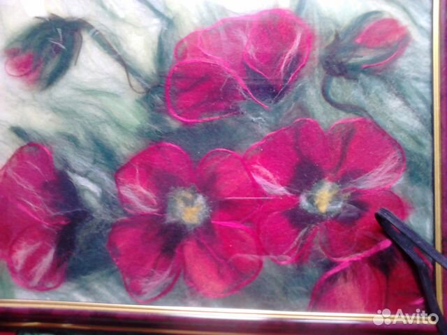 Картина из шерсти Картина из шерсти