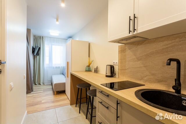 

Квартира-студия, 19 м², 2 кровати